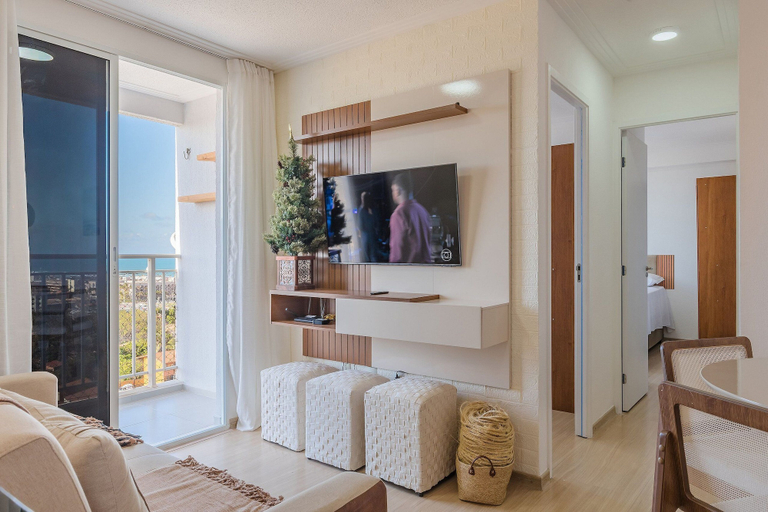 Living area 2, Mirante #1405 - Sea View Apartment by Carpediem, Fortaleza