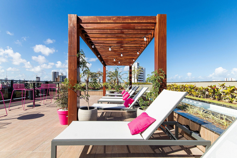 Terrace/patio 5, Tolive One #111 - Studio Garden por Carpediem, Recife