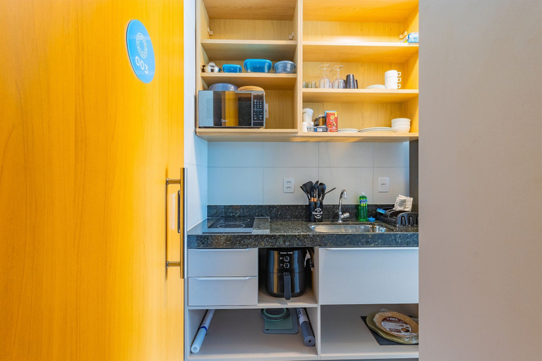Private kitchen 4, Makia Beach #D3 - em Muro Alto por Carpediem, Ipojuca
