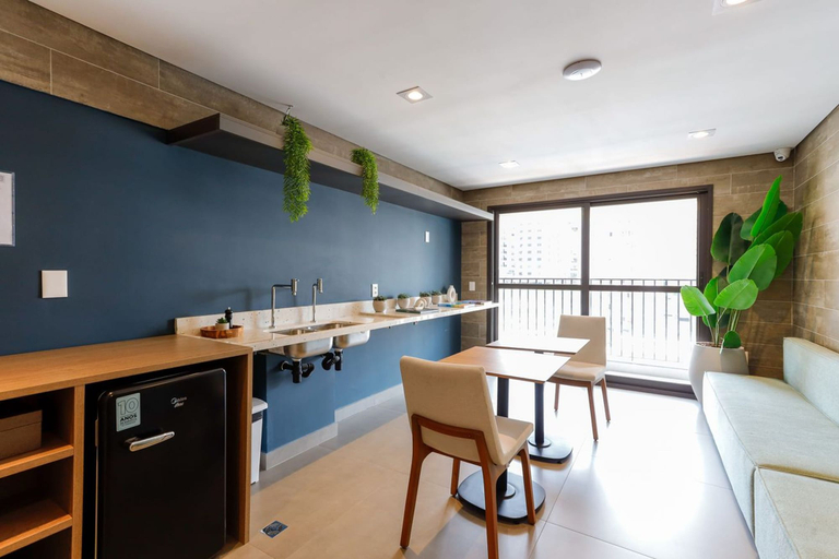 Room 4, Studio 405 Perdizes 900m Allianz Parque c Academia, São Paulo