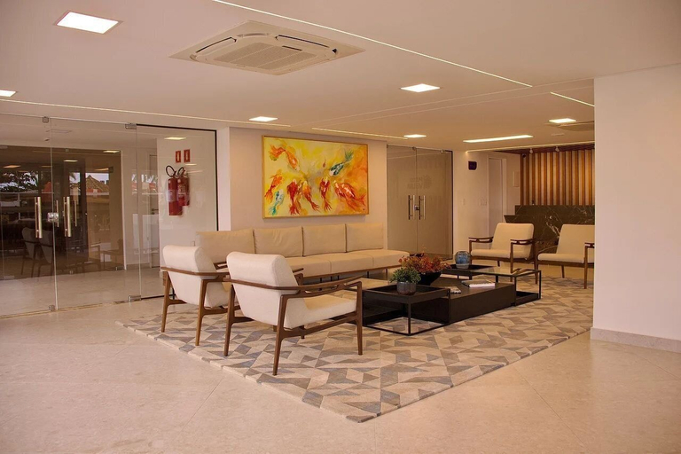 Lobby 2, Puerto Ventura #303 - Flat by the sea in Carpediem, João Pessoa