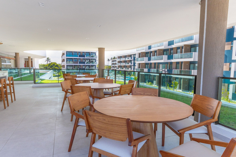 Outdoor dining 5, Makia Beach #a310 - Flat With Balcony by Carpediem, Ipojuca