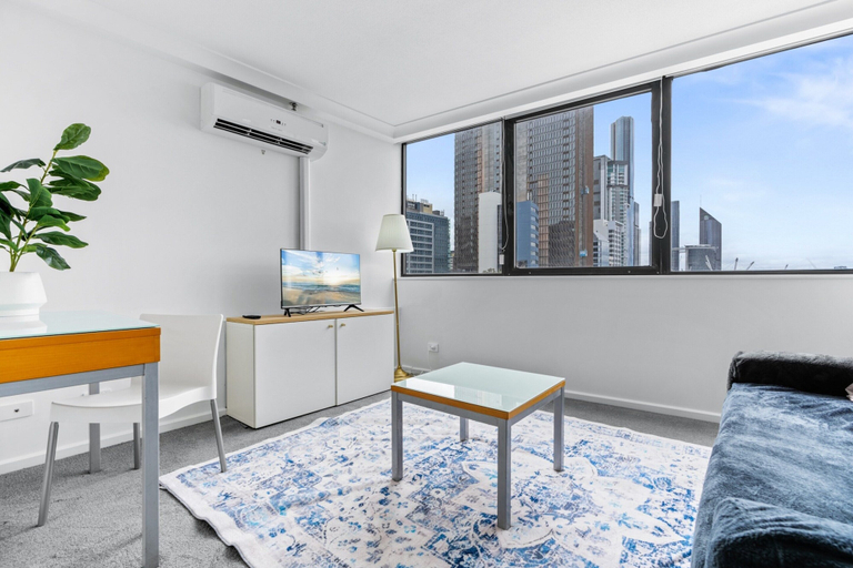 Living room 2, Bright Inner-city Stay Near Roma Street, Brisbane
