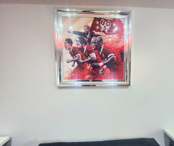 Interior detail, The Red Lounge Rooms Near Anfield, Sefton