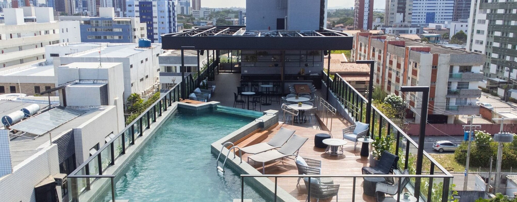 Pool 4, Breeze Residence #404 - Seafront by Carpediem, João Pessoa