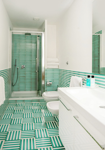 Bathroom 5, Corso Italia Suites, Napoli