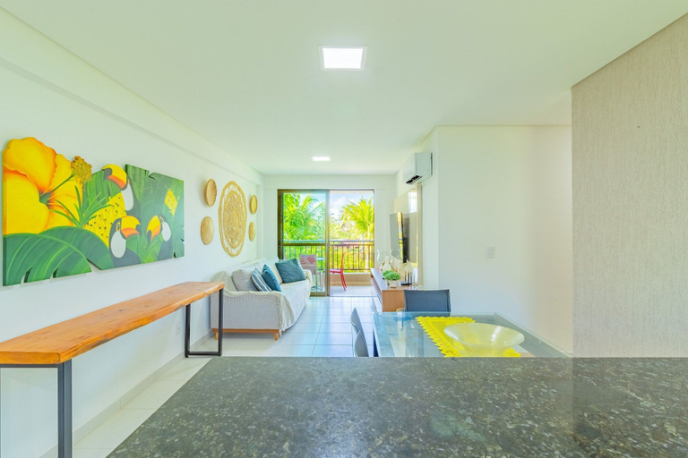 Living area 2, Eco Life #105 - Apt With Balcony by Carpediem, Ipojuca