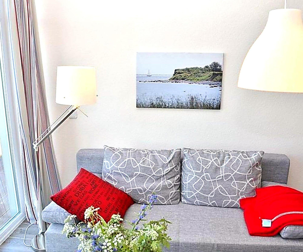 Living room 4, Coastal Apartment With Balcony, Ostholstein