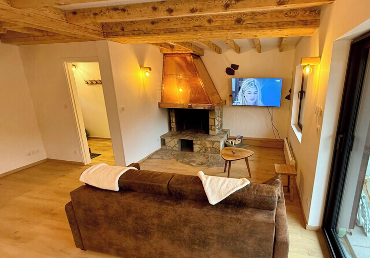 Living room 3, Chalet With Expansive Panorama Terrace, Puy-de-Dôme