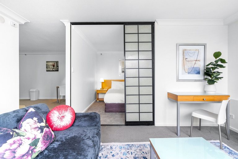 Living room 4, Bright Inner-city Stay Near Roma Street, Brisbane