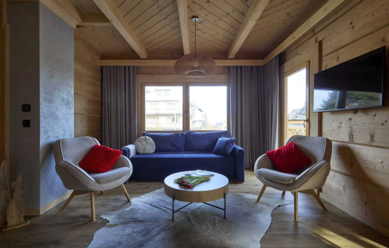 Living room 3, Comfortable Holiday Villa With Mountain Views, Tatra