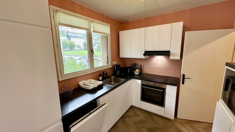 Private kitchen 2, Stunning Mont-dore Apartment for 8, Puy-de-Dôme