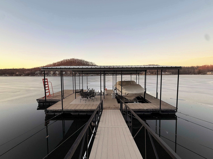 Property grounds 5, Lucky Duck Lakefront, Fire Pit, Camden