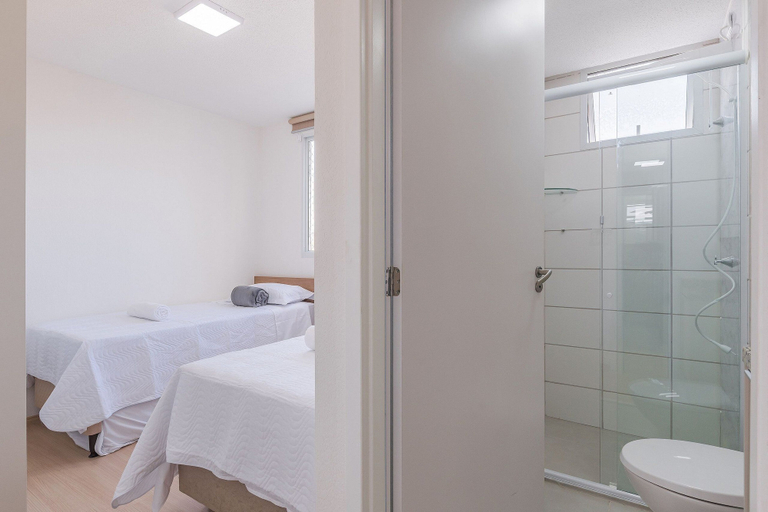 Bathroom 4, Mirante #406 - Two Bedroom Apartment by Carpediem, Fortaleza