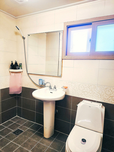Bathroom 4, Bellus Rose Pension Hotel, Gyeongju