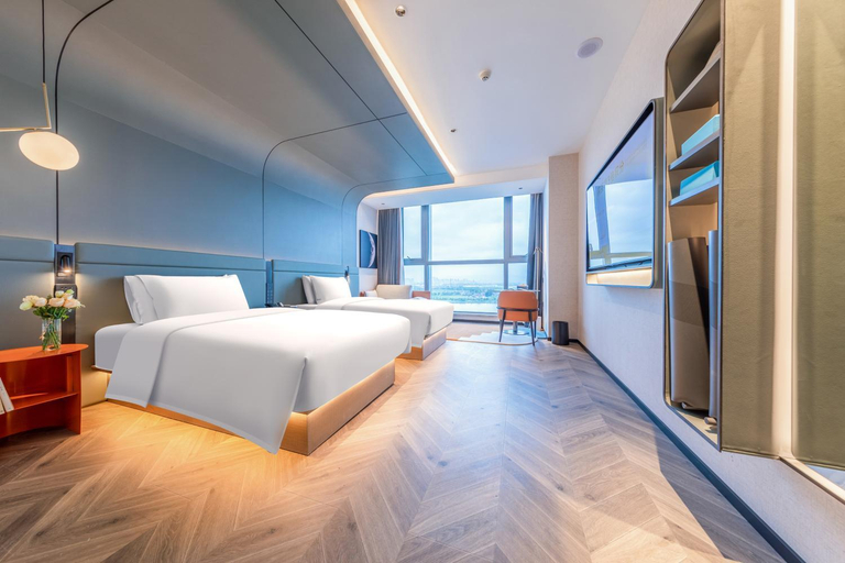 Bedroom 2, Atour S Hotel Ningbo Binjiang Olympic Sports Center, Ningbo