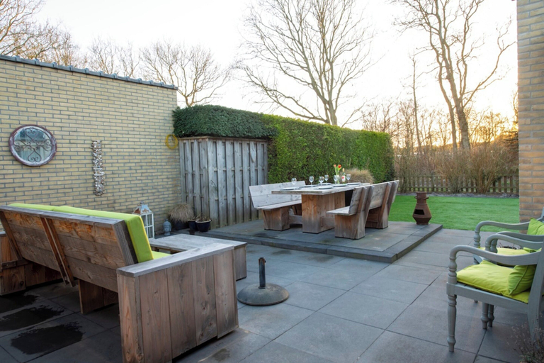 Balcony, 3-bedroom House Near North Sea, Zijpe