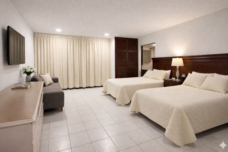 Room 3, Beach Front Double Suite in Cancun, Benito Juárez