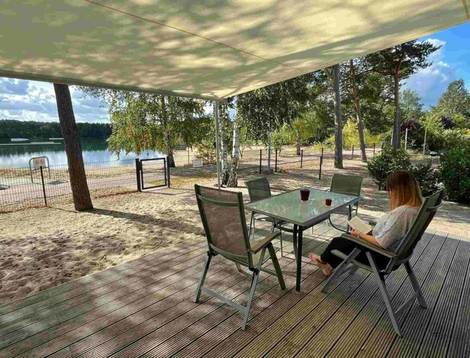 Balcony, Bernsteinsee Homes and Ferien Beach House 2, Gifhorn