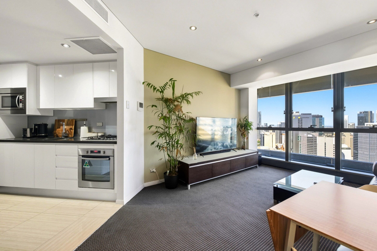 Living room 4, Central Brisbane Stay With Gym and Pool Access, Brisbane