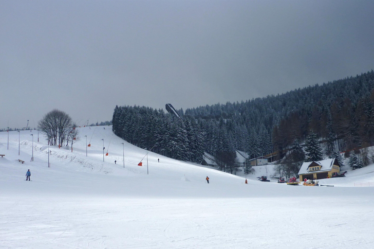 View from property 4, Holiday Apartment De-kleene, Erzgebirgskreis