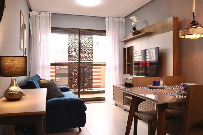 Living area 3, Mardisa #807 - Apartment With Balcony by Carpediem, João Pessoa