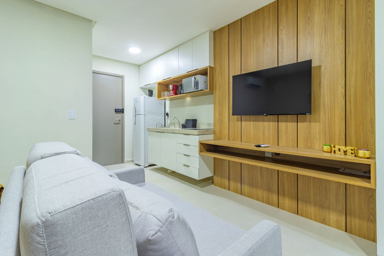Living area 4, Icon Boa Viagem New 300m From Beach By Carpediem, Recife