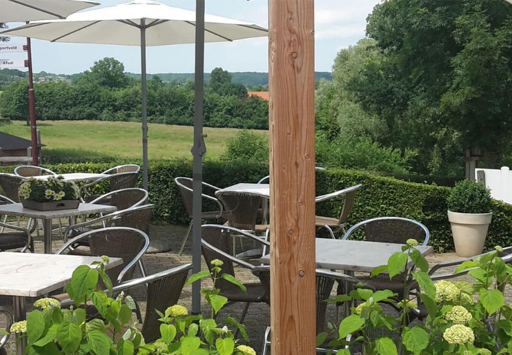 Outdoor dining, Modern Apartment Near Geuldal Epen, Gulpen-Wittem