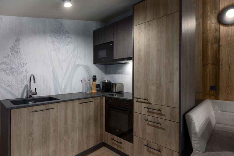 Private kitchen, Apartment mit 3 Schlafzimmern, Zell am See