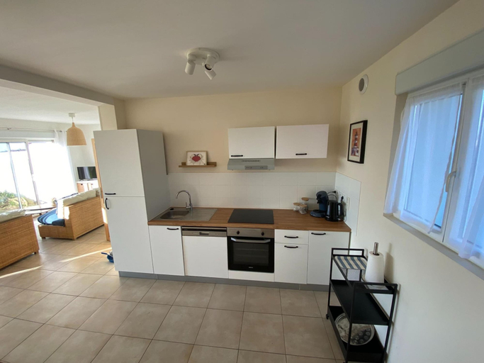 Private kitchen 2, Panoramic sea View - Le Conquet, Finistère