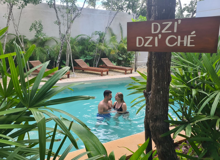 Room 2, Jungle View Studio S11 Private Jacuzzi Pool, Cozumel