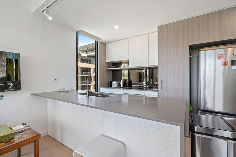 Private kitchen, Elegant 3-bed Apt With Park Views in Campbell, Canberra