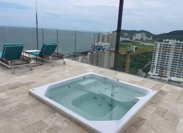Room 3, NOK Modern 1BR Loft in Pozos Colorados, Santa Marta (Dist. Esp.)