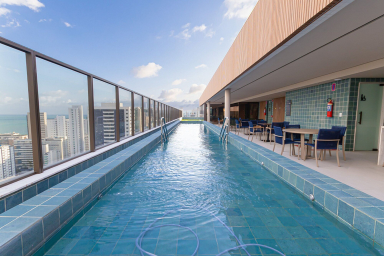 Pool 2, Icon Boa Viagem New 300m From Beach By Carpediem, Recife