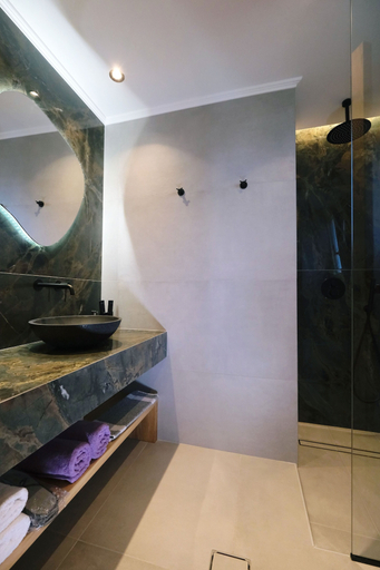Bathroom 4, PLATY BEACH HOTEL, North Aegean