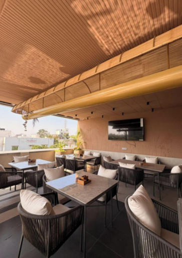 Outdoor dining, Dormstel - Unit of AHM Hotels & Resorts Pvt. Ltd., Vadodara
