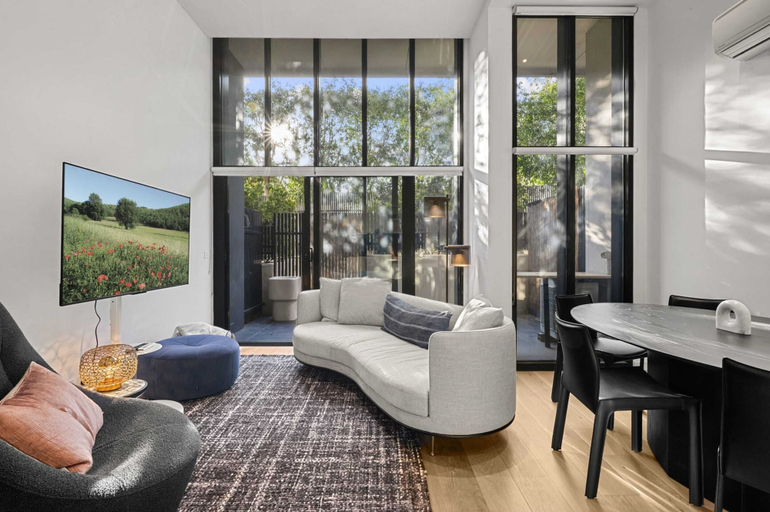 Living room 5, Bright Inner-north Stay With Pool Access, Melbourne