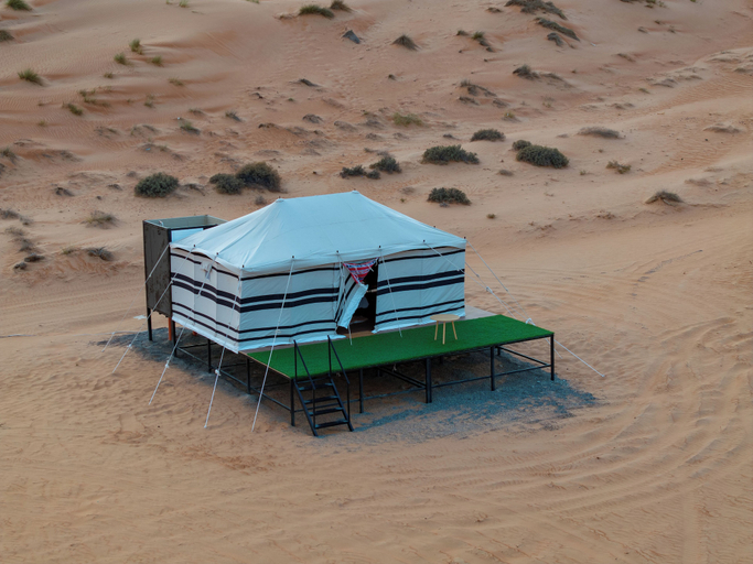 Aerial view 2, Marbella Luxury Desert Camp, Biddiya