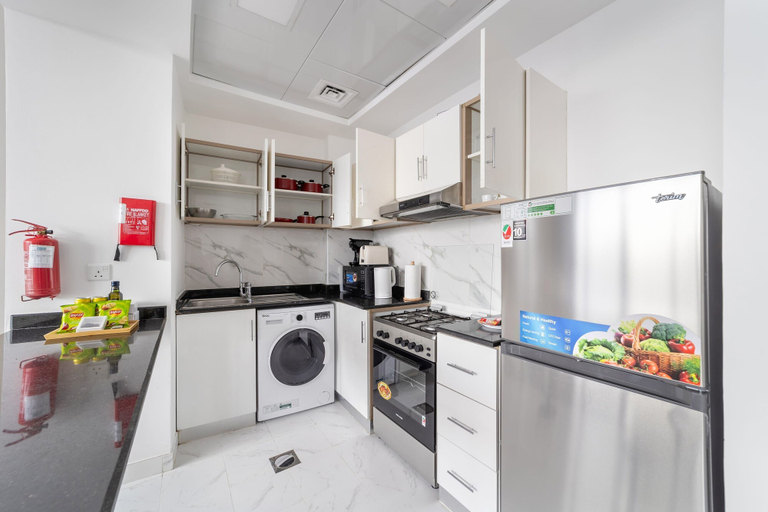 Room 4, Silkhaus New Studio Binghatti Pearl in DSO, Dubai