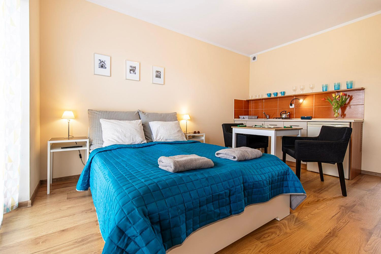 Bedroom, ATRIUM Apartamenty, Nowy Dwór Gdański