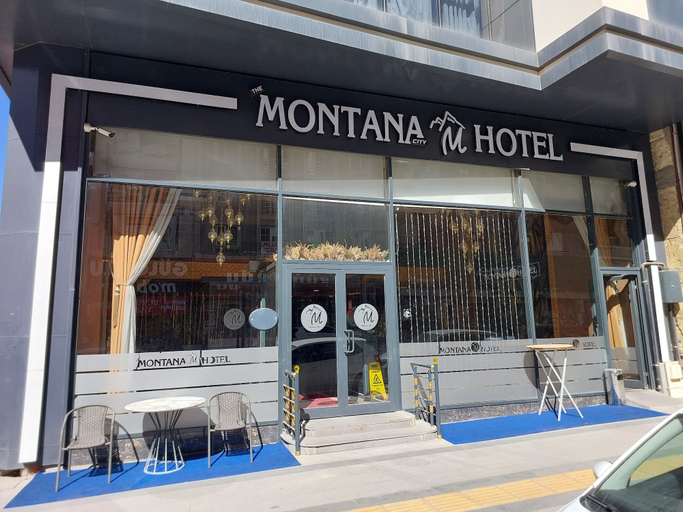 Exterior detail, The montana city hotel, Merkez