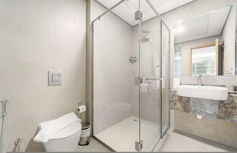 Room 2, Silkhaus Elite 1bdr Stay in New Radiant Viewz Tower, Abu Dhabi City
