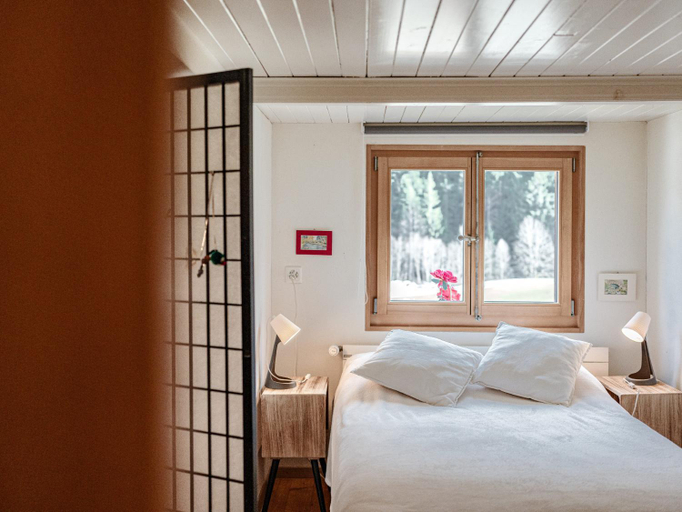 Bedroom 2, Mys Chalet - Authentique & renove, La Gruyère