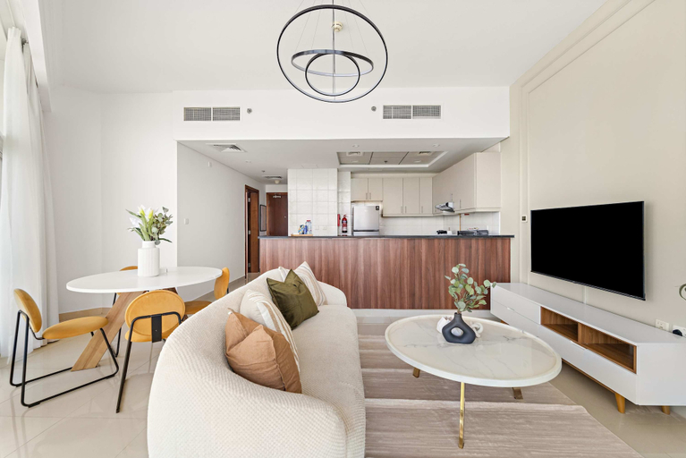 Room 3, Silkhaus Modern 1bdr Reef Residence in JVC, Dubai