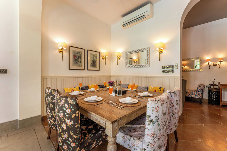 Dining 5, ELIVAAS 3-BHK Elysee Villa With Pvt Pool, North Goa