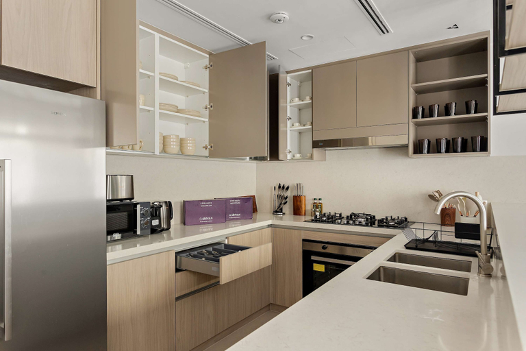 Room 2, Silkhaus Spacious 3bdr Maid Tilal Al Ghaf, Dubai