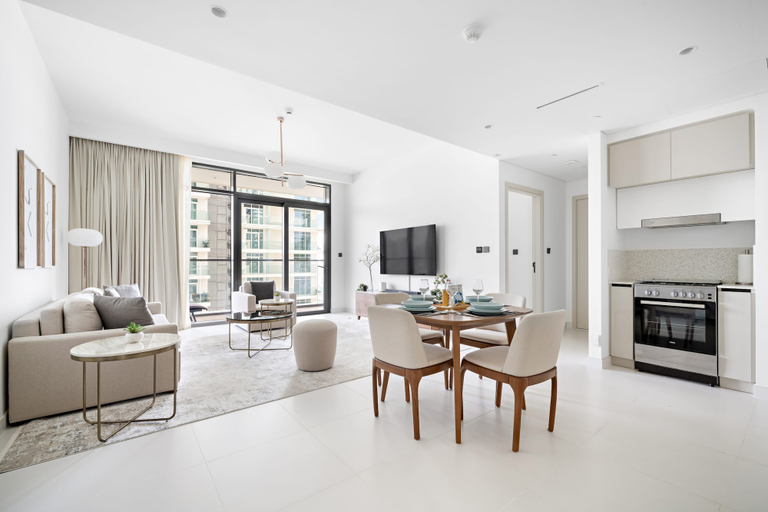 Room 5, Silkhaus Sea View Marina Vista w Private Beach, Dubai