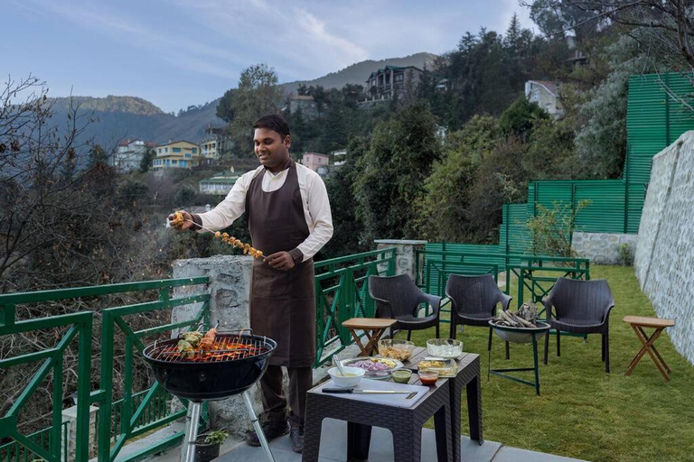 Food & Drinks 4, Lions Den Estate 7 BD Ramgarh serviced Villa BBQ, Nainital