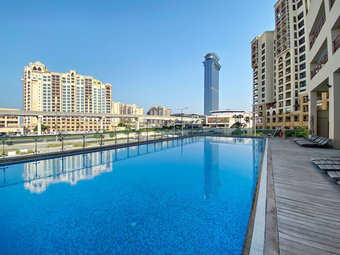 Room 2, Silkhaus Chic Studio With Pool and Gym, Dubai