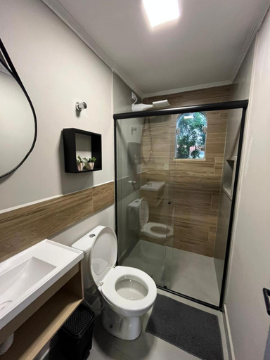 Bathroom, Astor Suites - Unicamp, Campinas